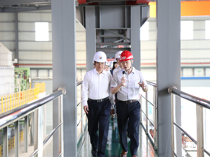 福建省政府副省长林宝金一行莅临福建宏旺调研