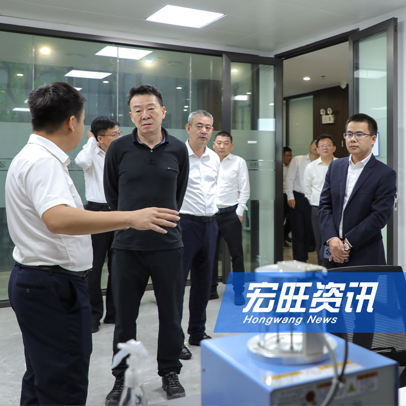 临沂市委书记任刚一行莅临宏旺科技调研